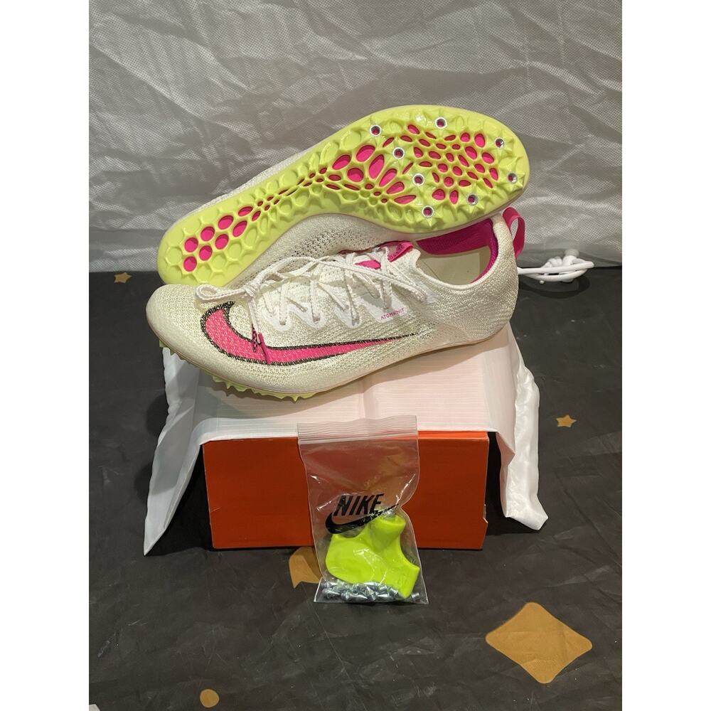 New Nike Zoom Superfly Elite Sail White/Pink Mens Sz 7.5/Womens Sz 9 CD4382-101